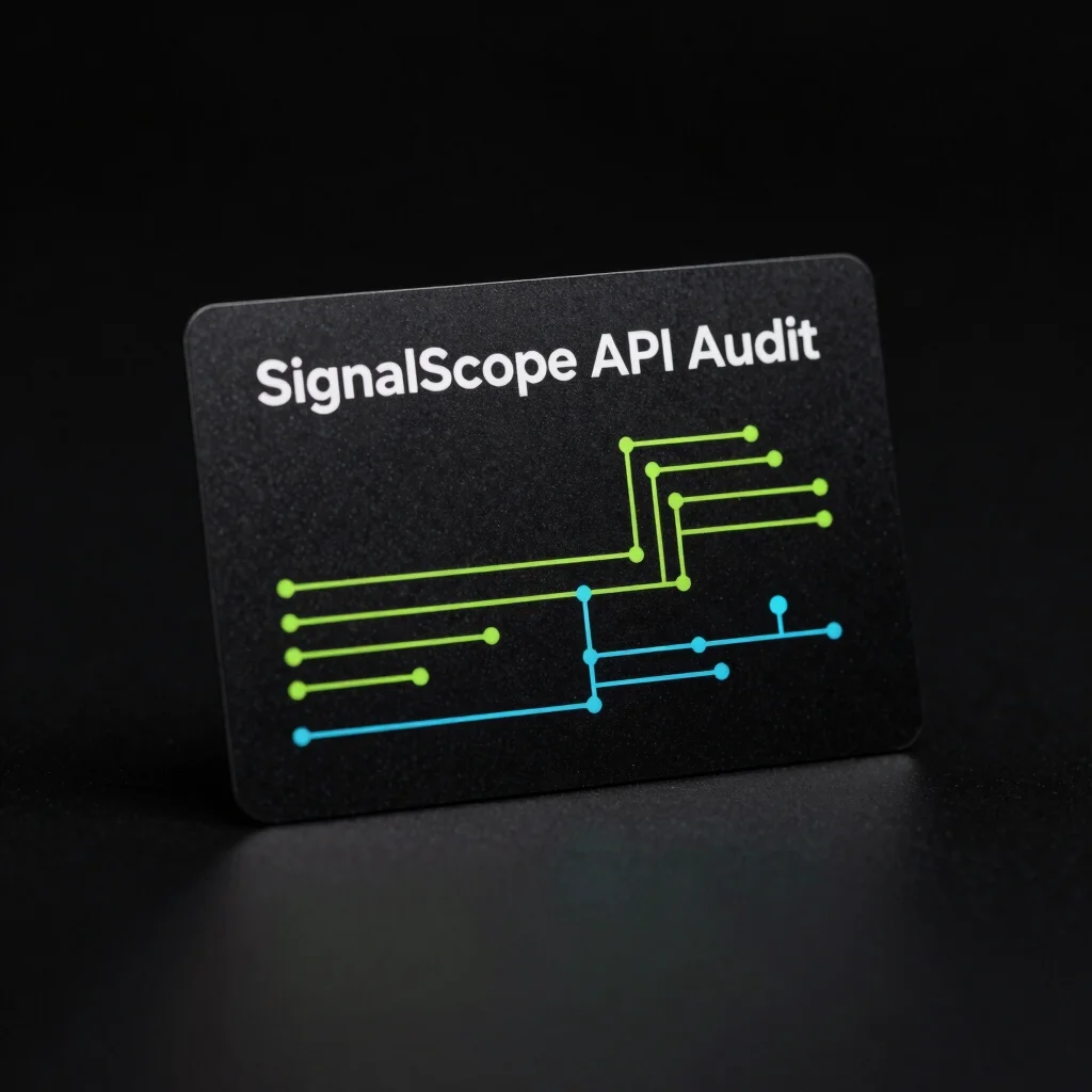 SignalScope API Audit