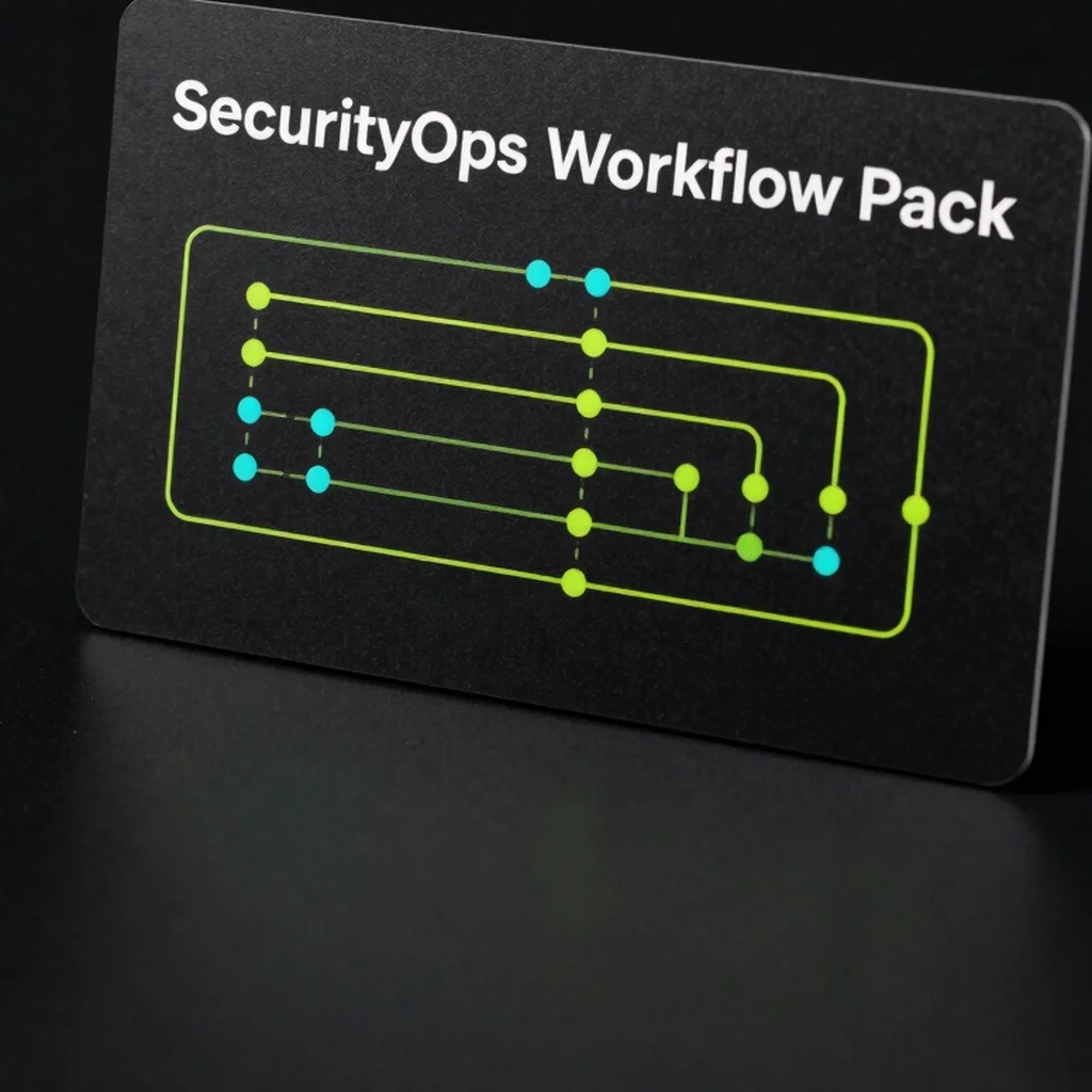 SecurityOps Workflow Pack